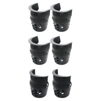 Ioensy - 6 Bolsillos Para Mesa De Billar, Cestas Negras, Bolsillos De Almacenamiento Para Bolas De Billar