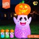 thumbnail image 2 of Inflable Joiedomi 152 cm Fantasma con Calabaza y Luces LED, 2 of 9