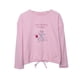 thumbnail image 1 of Polera Niña Manga Larga Estampado Floral Palo Rosa, 1 of 3