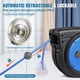 thumbnail image 5 of Carrete retráctil de cable de extensión VEVOR de 65 pies con 3 salidas, azul, 5 of 9