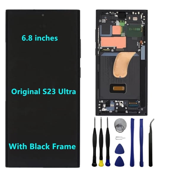 Pantalla de reemplazo LMZSHAZK 6,8'' AMOLED 120 Hz para Samsung S23 Ultra