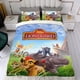 thumbnail image 4 of Guardia del León Conjunto de sábanas temático, trío de piezas, cómodo y amigable con la piel, diseño único, regalo de decoración para el hogar para familiares, amigos y fans,135cm *200cm, 4 of 6