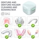 thumbnail image 3 of Estuche para dentaduras postizas, caja de baño para dentaduras postizas para viajes, cuidado limpio, protector bucal y dentaduras postizas, 3 of 5
