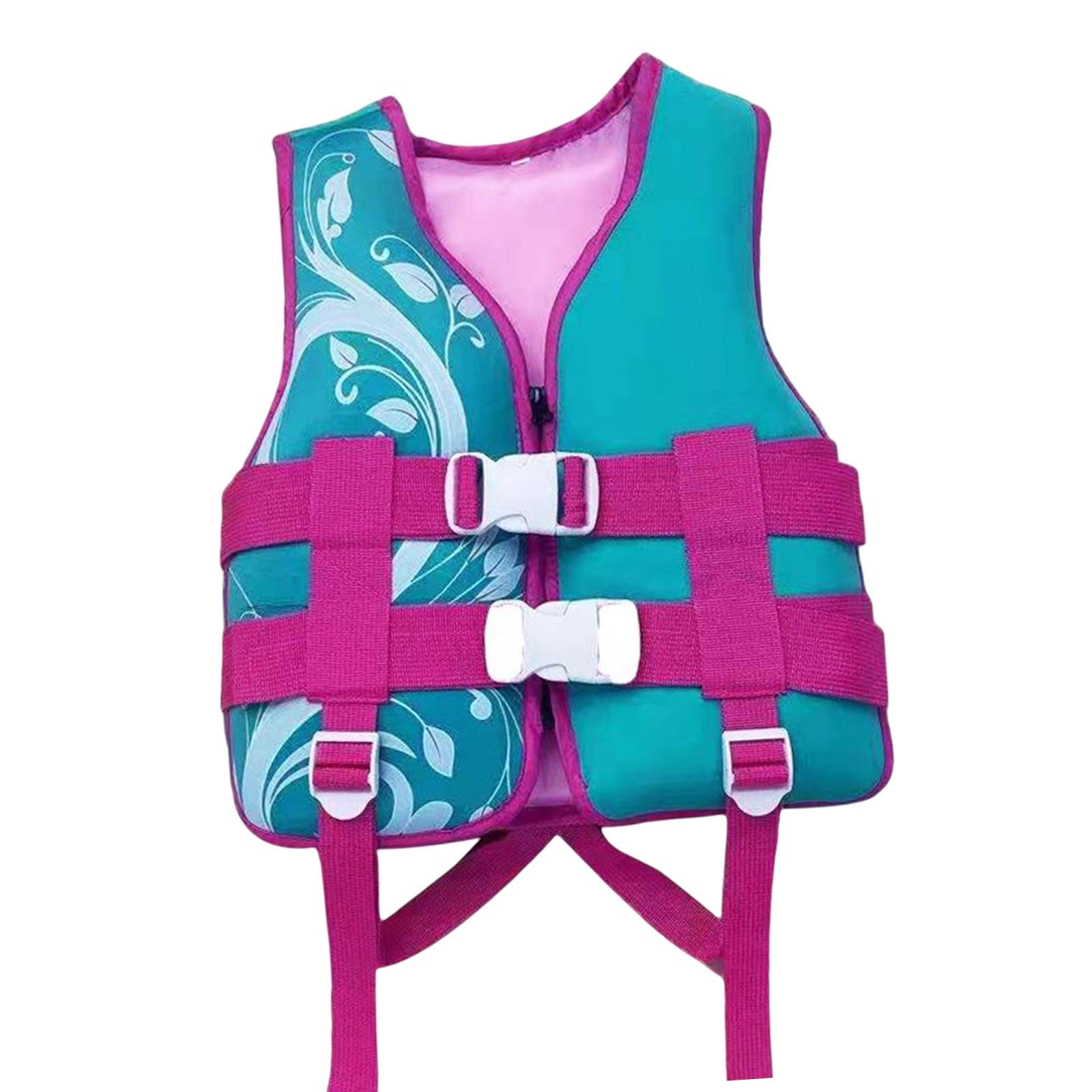 Ioensy - Chalecos Salvavidas Para Niños, Chaleco Salvavidas, Boya De Ayuda, Equipo De Playa, Chalecos De Natación Para Niños Pequeños, Verde S