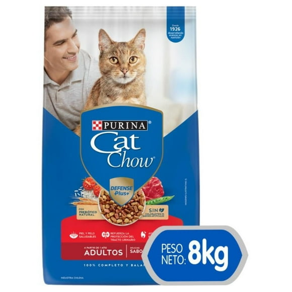 Alimento Seco Gato Adulto Sabor Carne Bolsa, 8 Kg