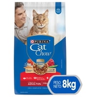 Alimento Seco Gato Adulto Sabor Carne Bolsa 8 Kg Cat Chow