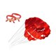 thumbnail image 1 of Cometa Con Paraguas Suave, Juguete Volador, Cometa De 2 Líneas, Cometa De Playa Para Jardín De Césped Al Aire Libre, Color Rojo, 1 of 5