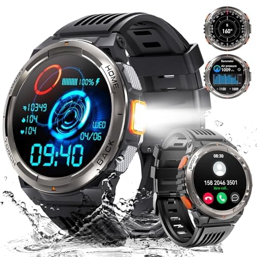 Smartwatch Leuceira Military 1.45" HD Resistente al Agua 3ATM