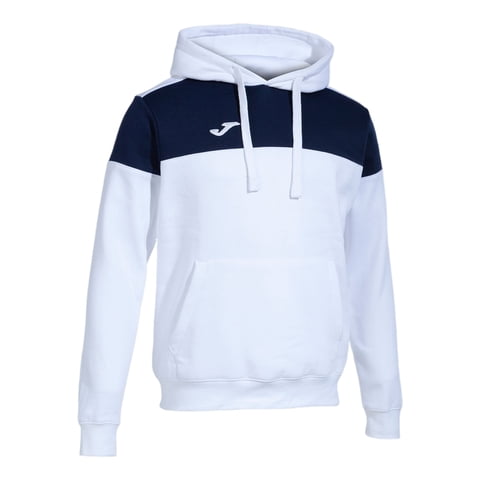 Polerón Hoodie Hombre Crew V Blanco Joma