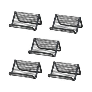 Bothyi - 5X Tarjeteros Para Oficina Negociación Comercial Exposiciones Comerciales Negro