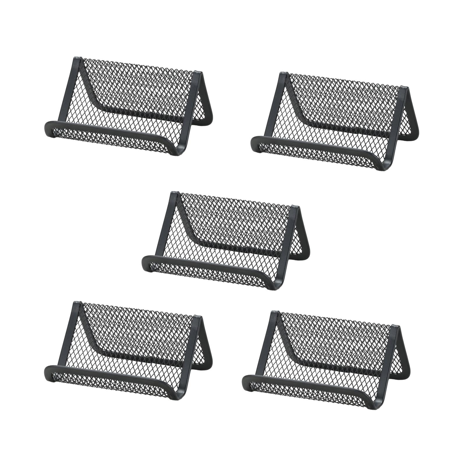 Bothyi - 5X Tarjeteros Para Oficina Negociación Comercial Exposiciones Comerciales Negro