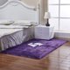 thumbnail image 1 of suxuMhao Alfombra de Área Peluda, 23.62x59in Morada Lavable Suave de Felpa para Dormitorio Sala de Estar, Alfombras para Dormitorio, Decoración Interior Resistente a la Suciedad y Fácil de Mantener, 1 of 5