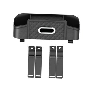 Ioensy - Organizador Para Asiento Trasero De Coche, Caja De Pañuelos Impermeable, Caja De Almacenamiento Multifuncional Para Coche