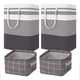 thumbnail image 1 of "4 Cesto Grande Ropa Belug Sucia Y Lavandería Plegable gris ", 1 of 5