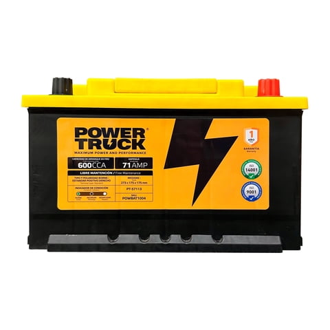 Powertruck - Bateria 71 Amp 600 Cca Borne Std
