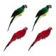 thumbnail image 5 of Juego De 4 Estatuas De Loro De 35 Cm, Figuritas De Guacamayo, Escultura Para Exteriores, Adorno De Pared, 5 of 5