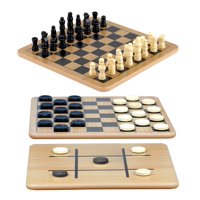 Juego Regal Games, Tablero Reversible De Madera, Ajedrez, Tablero De Ajedrez