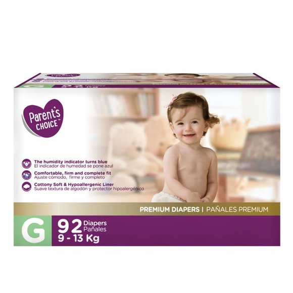 Pañales Parent'S Choice Premium G, 92 Un