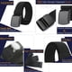 thumbnail image 5 of Cinturones elásticos para hombres y mujeres sin hebilla de plástico de metal para trabajo y viajes, 130cm, Gris, 5 of 6