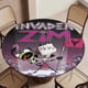 thumbnail image 5 of Invasor Zim-theme Fitted Round Tablecloths Elastic Edged Table Covers Waterproof Table Cloth for Kitchen Holiday Party Tables Decor 150cm, 5 of 6