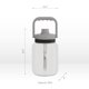 thumbnail image 5 of Botella Asobu Juggler 1,4 L Tritan Gris con Pajilla Retráctil, 5 of 6