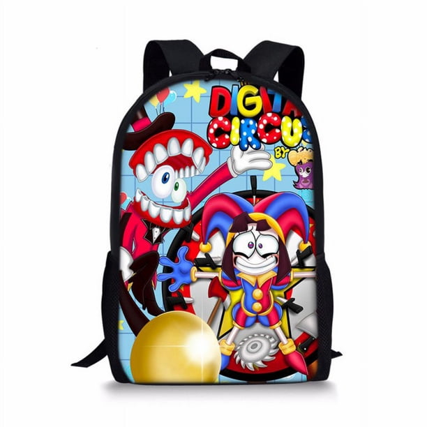 DIGITAL CIRCUS Primary And Secondary School Student Backpacks Sports Backpacks Boys And girls Cartoon Backpacks Children's Toy