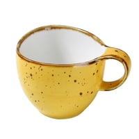 Taza De Café/Té Yanco Lyon 4 200 Ml Reactive Glaze Yellow X36