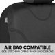 thumbnail image 4 of Fundas de Asiento BDK Negro Juego Completo de Ajuste Universal, 4 of 8