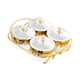 thumbnail image 4 of Recipiente Dividido Para Servir Con Tapa, Plato Para Aperitivos, Galletas, Dulces, Chocolates, 4 Tazones, 4 of 5