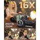thumbnail image 3 of Cámara de Video Fxmug QHD 2.7K 56MP Zoom Digital 16X Luz LED, 3 of 8