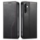 thumbnail image 1 of Funda tipo cartera para Samsung Galaxy A26 de piel con cierre magnético, ranuras para tarjetas y correa para la muñeca Negro, 1 of 6
