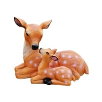 Ioensy - Estatua De Ciervo De Jardín De Simulación De Escultura De Ciervo Al Aire Libre Para Patio De Césped De Parque