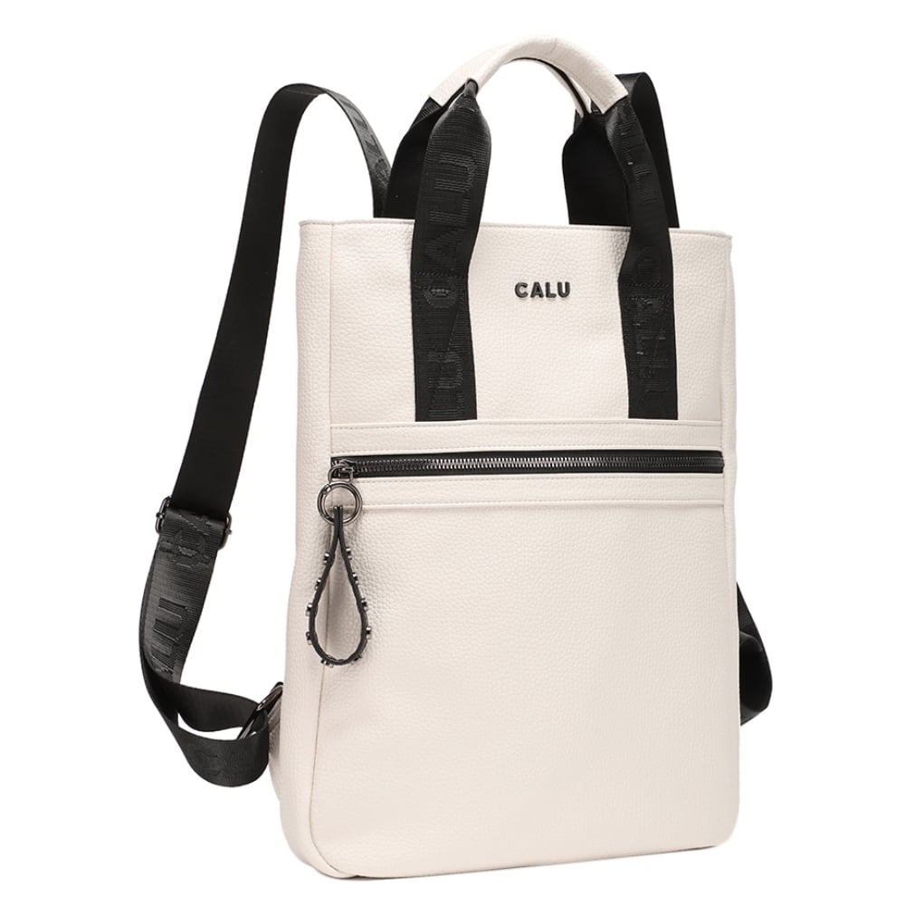 Calu Bags - Mochila Laptop Hanna Slim Beige Calu