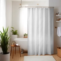 Cortina De Baño Nautica Home 180X180Cm Diseño 3D Olas