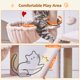 thumbnail image 4 of Cat Tree Taoqimiao MS029SP Jelly Pink para gatos de interior, 4 of 9