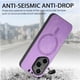 thumbnail image 2 of Magnetic Slim Case for Honor 300 Ultra with Camera Guard & Anti-Scratch Back Purple, 2 of 5
