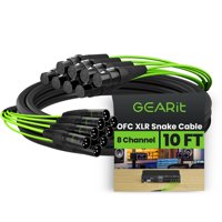 Cable Snake Xlr Gearit De 8 Canales 3 M Audio Profesional