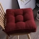 thumbnail image 1 of Xiao Hua Cojín Grueso Cuadrado para Silla de Comedor Rojo Vino -4 Piezas, Cojín de Encaje Suave Que Reduce la Presión, Cojín Antideslizante para Silla de Comedor para Sala de Estar Silla de Ocio,, 1 of 4