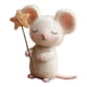 thumbnail image 2 of Figura En Miniatura De Ratón De Fieltro Hecho A Mano Con Estrella Para Regalo De Cumplea?os O Fiesta Navide?a, Estilo E, 2 of 5