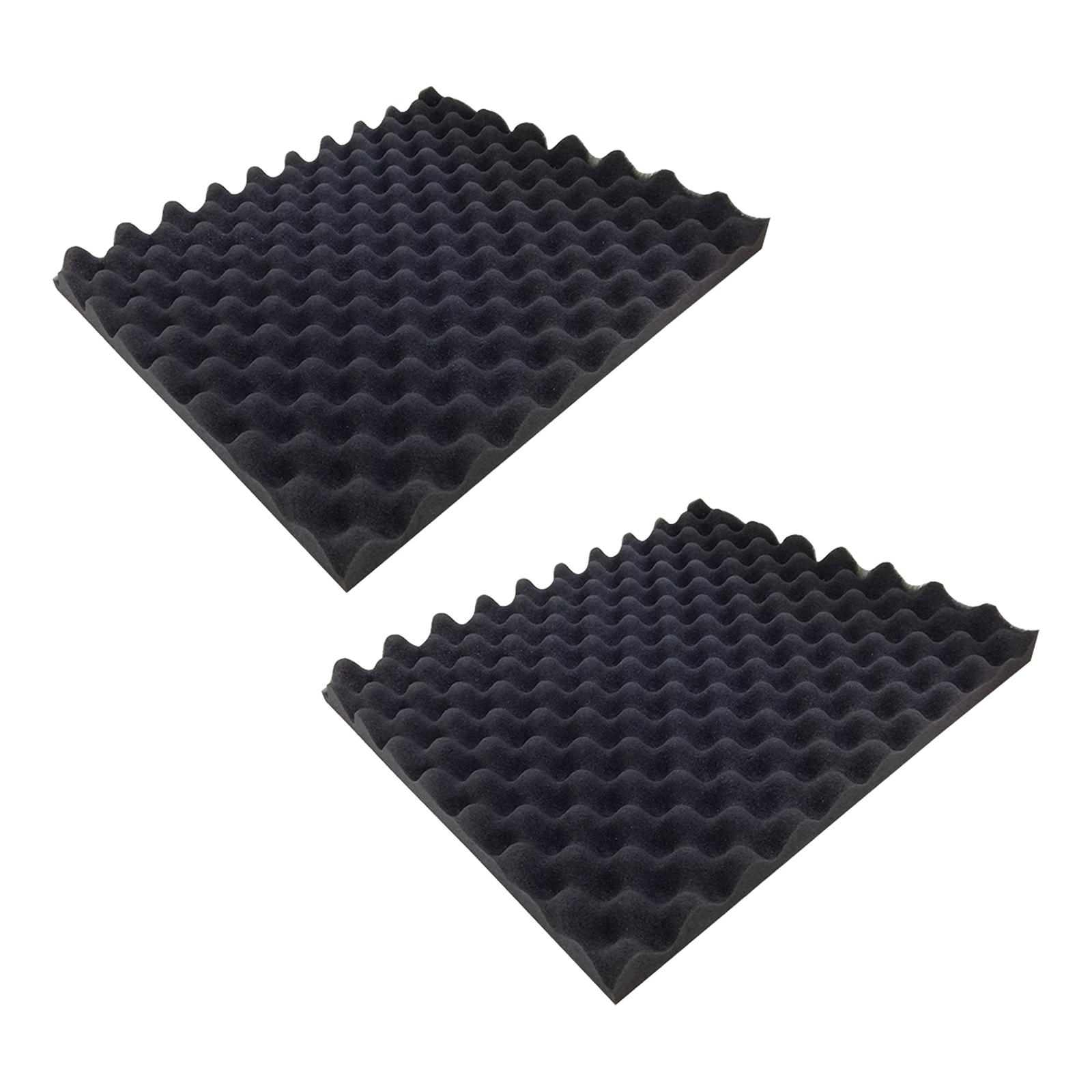 Magideal - 2 Piezas Inserto Esponja Caja Herramientas Revestimiento Ondulado Alta Densidad Acolchado Protector Absorbente Golpes Fácil Uso Adecuadas Para Reparac 40Mm