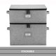 thumbnail image 5 of Set de estuches de almacenamiento para copas y vasos de vino STOZU con interior acolchado, 5 of 8