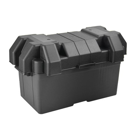 Bothyi - Caja De Almacenamiento De Batería Con Correa, Bandejas De Batería Para Exteriores Camper Rv Pequeña