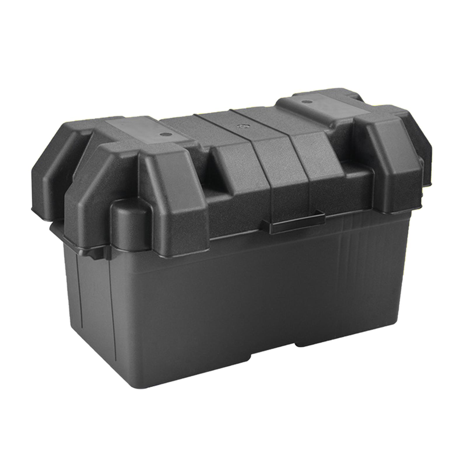 Bothyi - Caja De Almacenamiento De Batería Con Correa, Bandejas De Batería Para Exteriores Camper Rv Pequeña