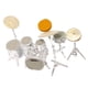 thumbnail image 1 of Pintado A Mano 1:64 Rock Music People Figura Dioramas Fairy Garden Movie Props Black Drum Set, 1 of 5