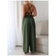 thumbnail image 4 of Conjunto Mono Sin Mangas De Mujer Verde Pierna Ancha, 4 of 6