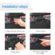 thumbnail image 4 of Ganchos para reposacabezas de asiento trasero de coche Hanemia Black, paquete de 4, 4 of 8