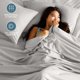 thumbnail image 3 of Juego de sábanas Bare Home King gris francés 1800 Ultra-Soft, 3 of 9