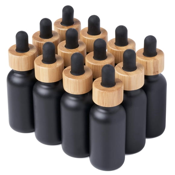 Botellas de vidrio Focus Nutrition Boston Round de 30 ml con gotero