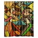 thumbnail image 1 of Atractiva cortina de ducha Romero Britto, juego de cortina de baño con ganchos, tamaño 60 x 72 pulgadas, 1 of 3