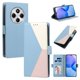 thumbnail image 1 of Cartera para Xiaomi Redmi 17C en PU Tricolor, Funda con Solapa, Azul Claro, 1 of 6